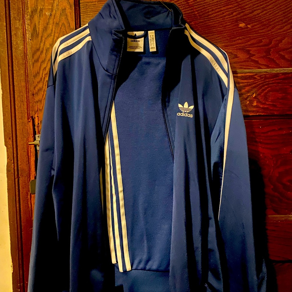 Adidas Men's Blue Track Jacket